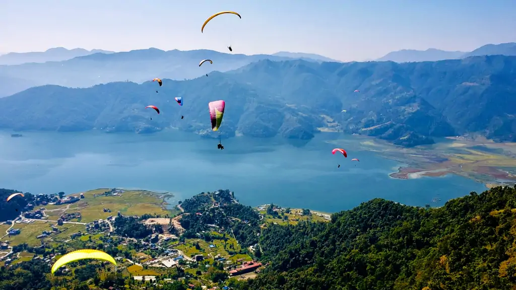 Pokhara meerzijde